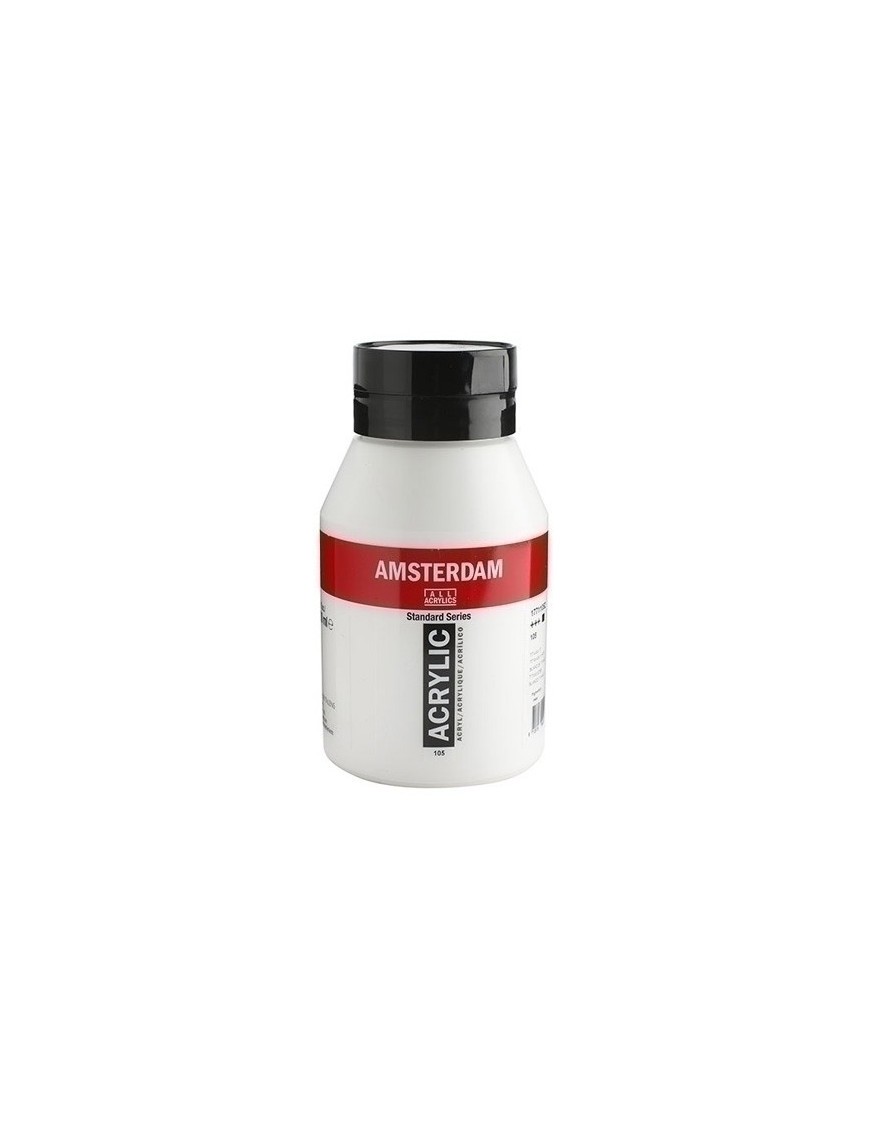 Pintura Acril.Amsterdam 1000 Ml Blanco