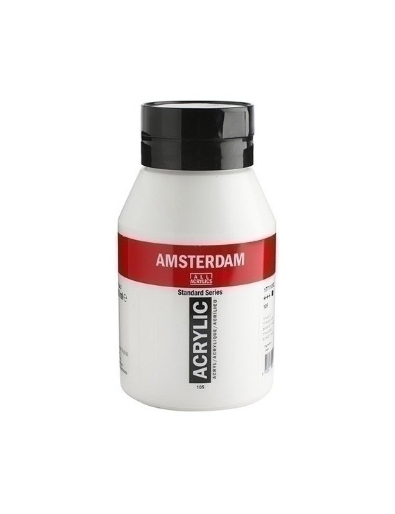 Pintura Acril.Amsterdam 1000 Ml Blanco