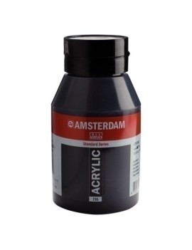 Pintura Acril.Amsterdam 1000 Ml Negro Ox