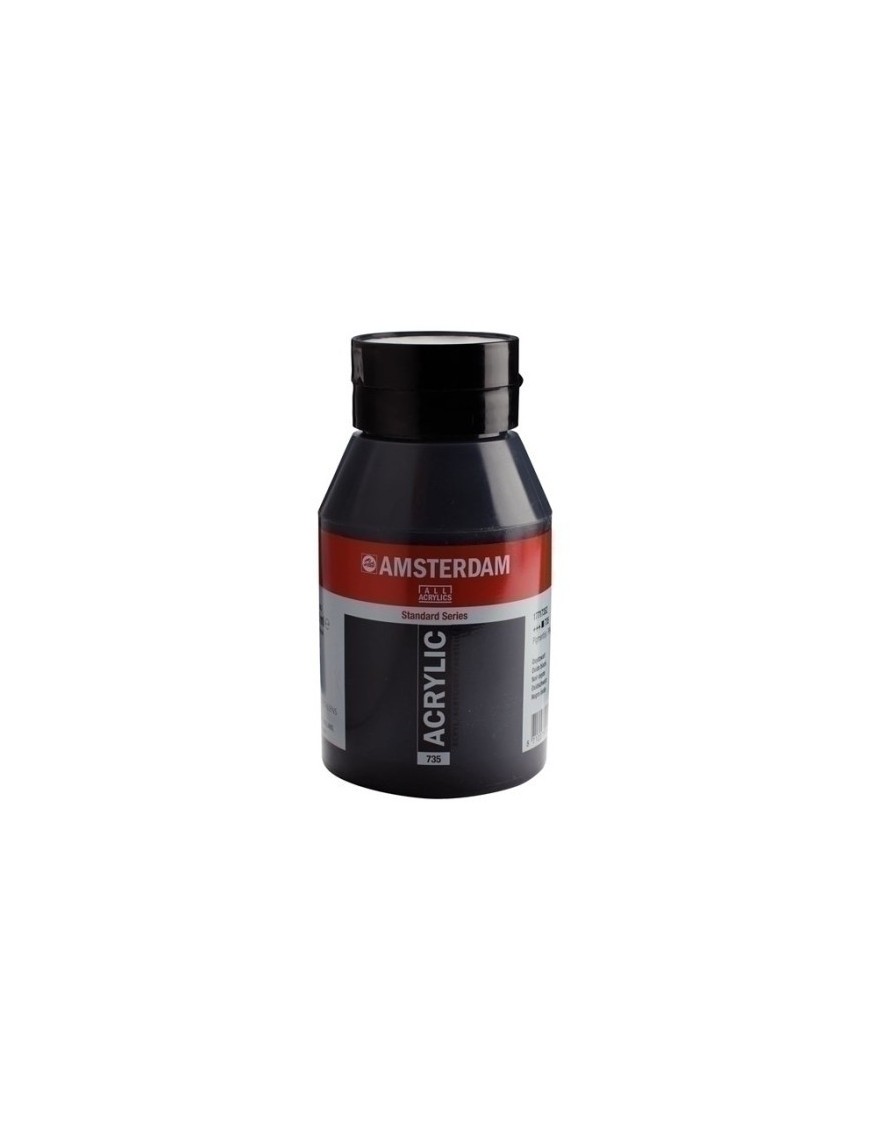 Pintura Acril.Amsterdam 1000 Ml Negro Ox