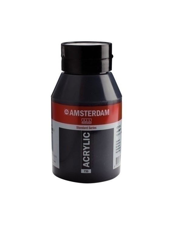 Pintura Acril.Amsterdam 1000 Ml Negro Ox