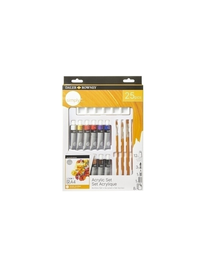 Pintura Daler Rowney Simply Set.25