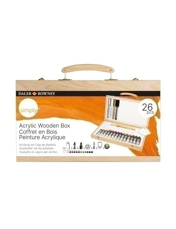 Pintura Daler Rowney Simply Caja 26