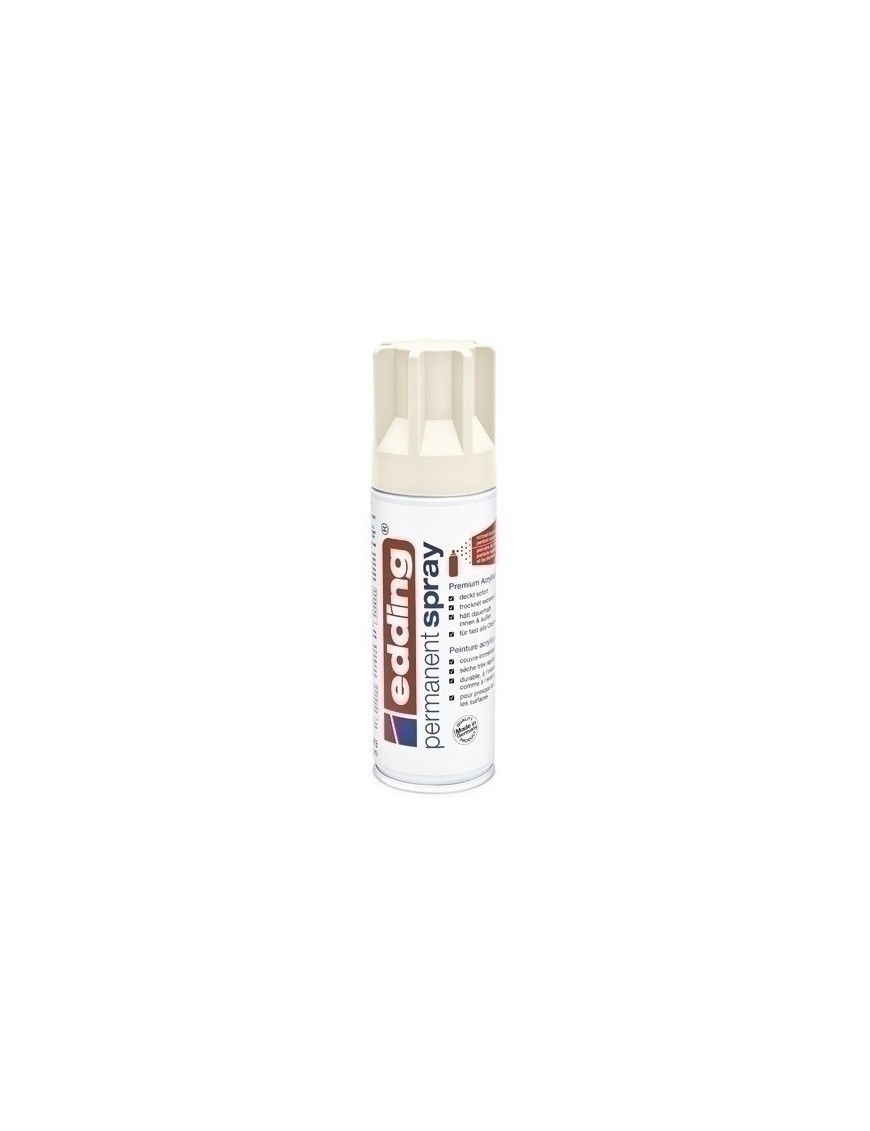 Pintura Acril.Edding 200 Ml Blanco Crema