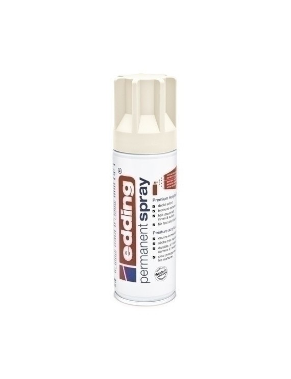 Pintura Acril.Edding 200 Ml Blanco Crema