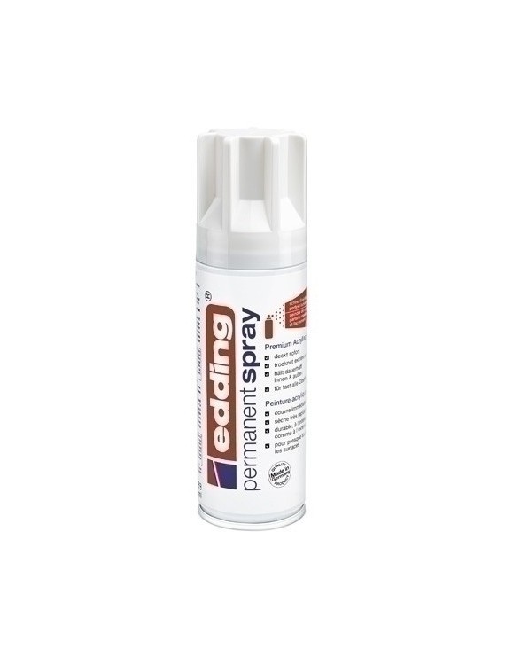 Pintura Acril.Edding 200 Ml Blanco Trafi