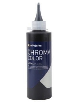 Pintura Acril.Pajarita Chroma 20 Ml Negr