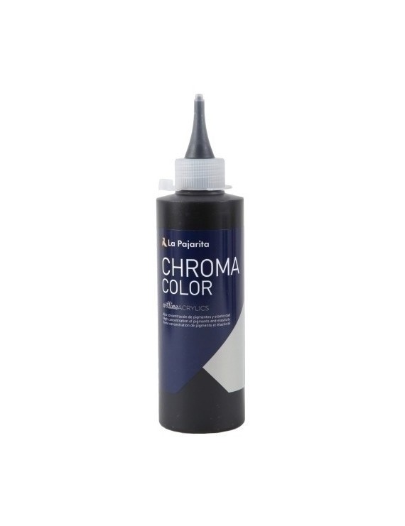 Pintura Acril.Pajarita Chroma 20 Ml Negr