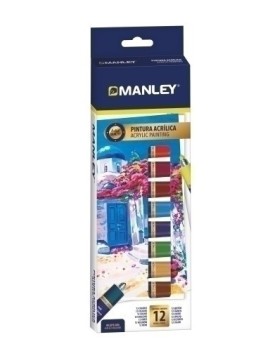 Pintura Acril. Manley  12 Ml Estuche 12