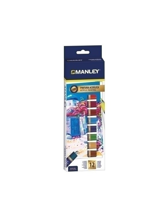 Pintura Acril. Manley  12 Ml Estuche 12