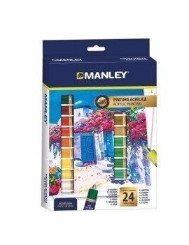 Pintura Acril. Manley  12 Ml Estuche 24