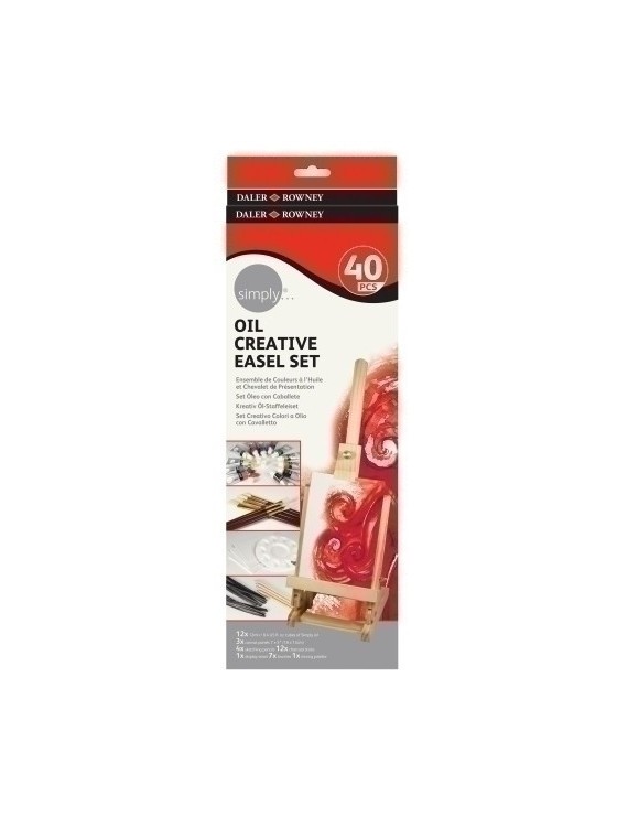 Pintura Oleo Daler Rowney Easel Set