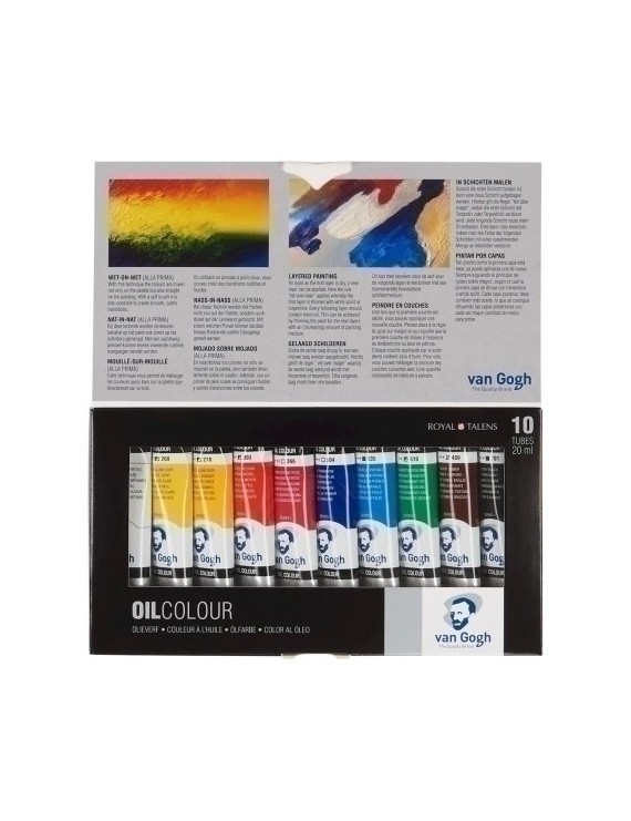 Pintura Oleo Van Gogh 20 Ml Estuche 10