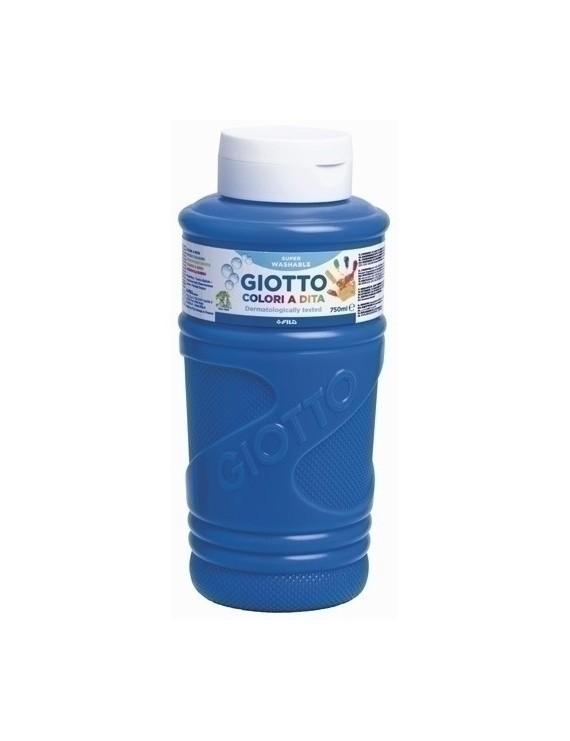 Pintura Dedos Giotto 750 Ml Azul