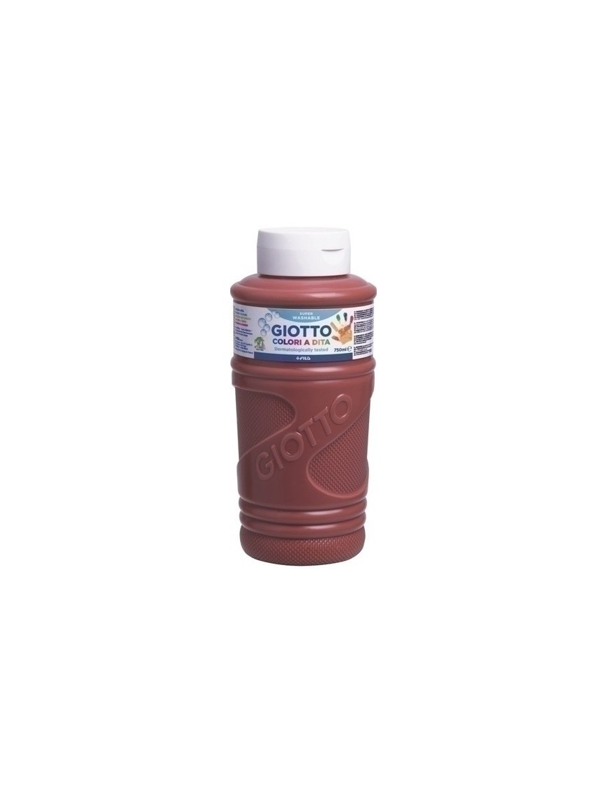 Pintura Dedos Giotto 750 Ml Marron