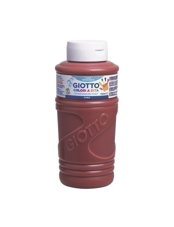 Pintura Dedos Giotto 750 Ml Marron