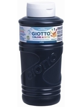 Pintura Dedos Giotto 750 Ml Negro