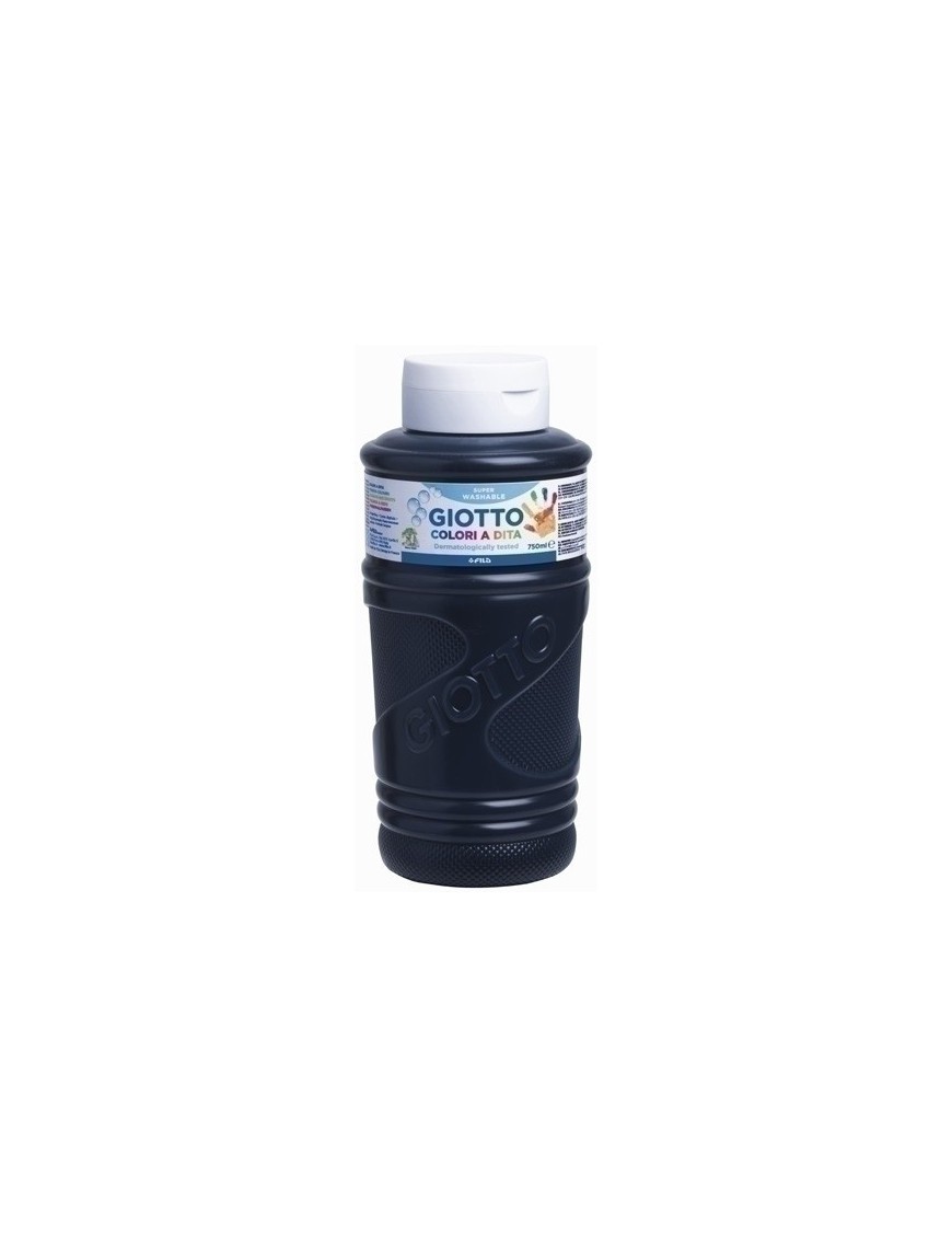 Pintura Dedos Giotto 750 Ml Negro