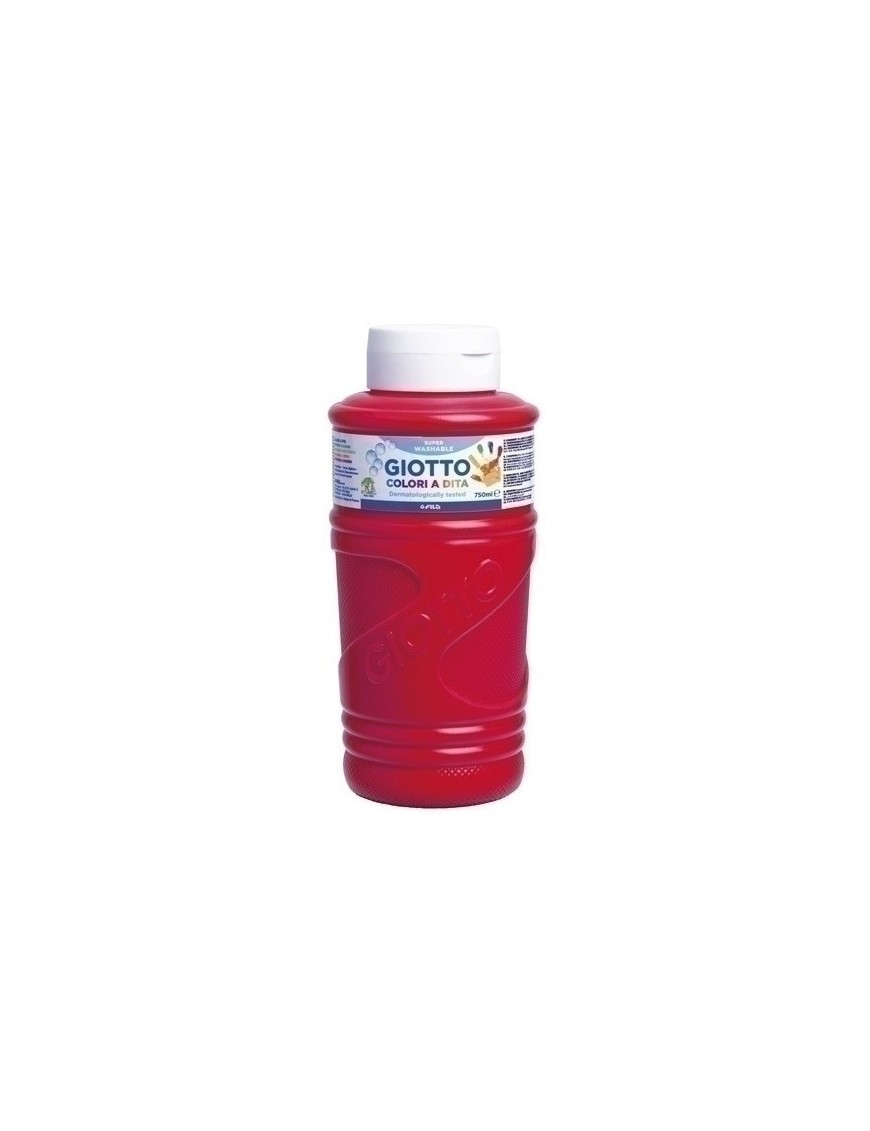 Pintura Dedos Giotto 750 Ml Rojo