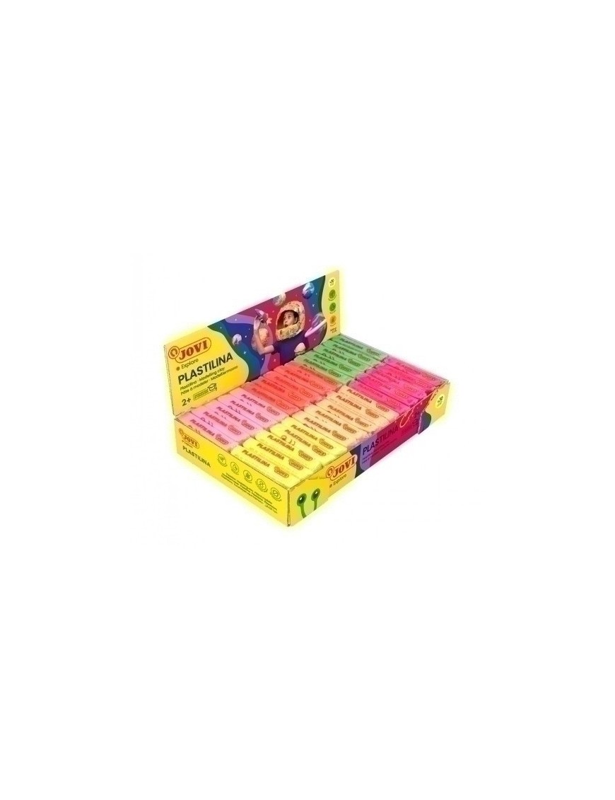 Plastilina Jovi 70 Past. Col.Fluor  C/30