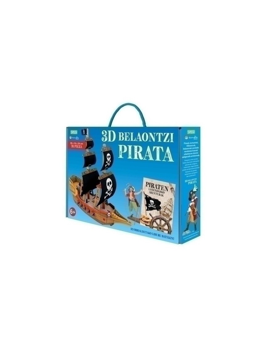 Puzzle Manolito B. Pirata Ontzia 3D - Eu