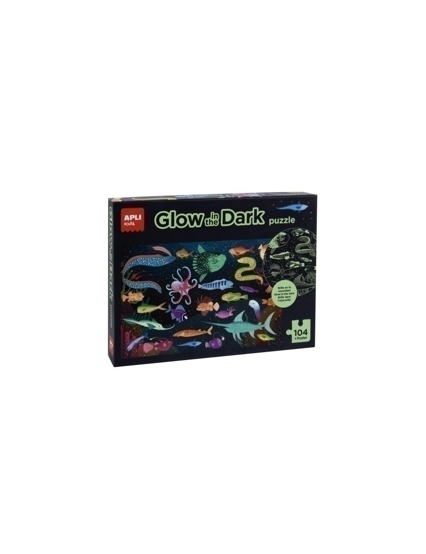 Puzzle Educativo Apli Fluoresc.Oceano