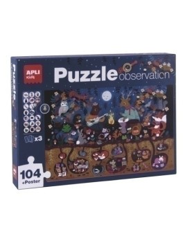 Puzzle Educativo Apli Observ.Bosque