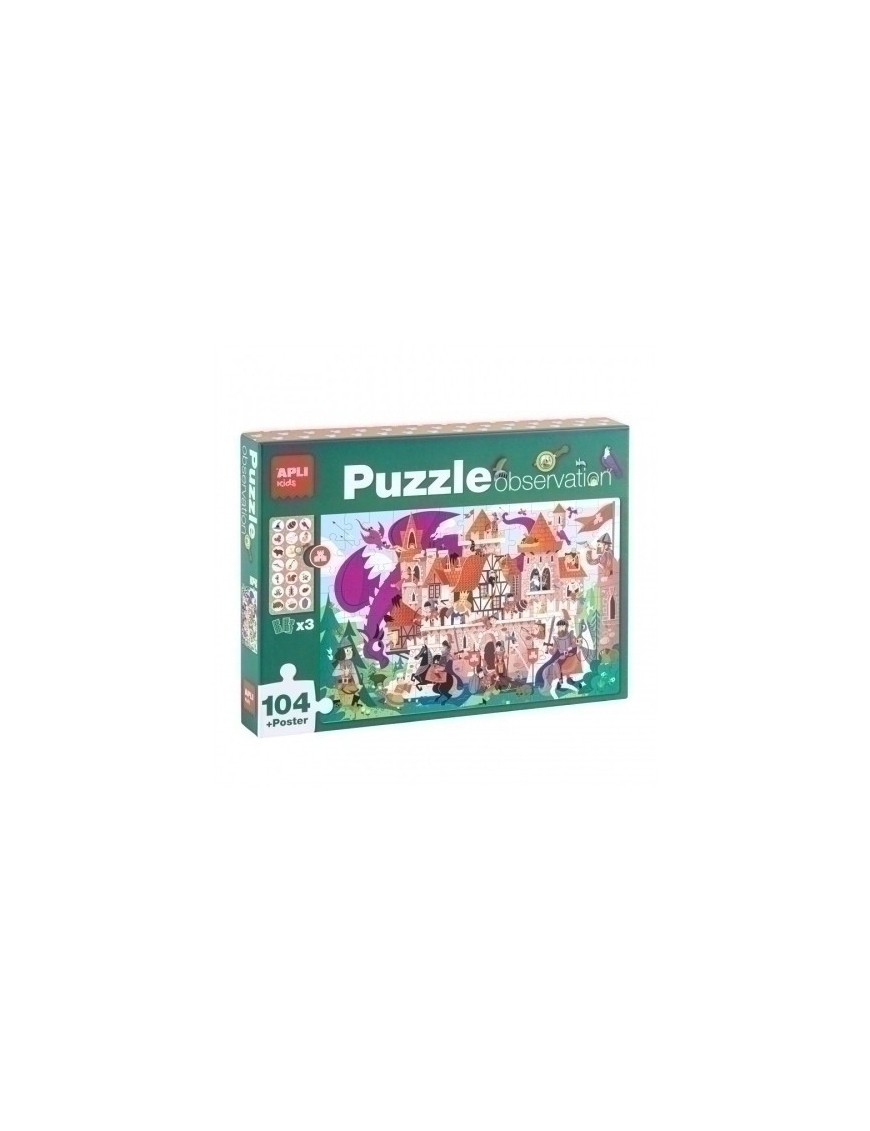 Puzzle Educativo Apli Observ. Castillo