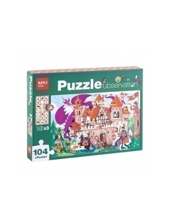 Puzzle Educativo Apli Observ. Castillo