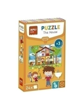 Puzzle Educativo Apli La Casa