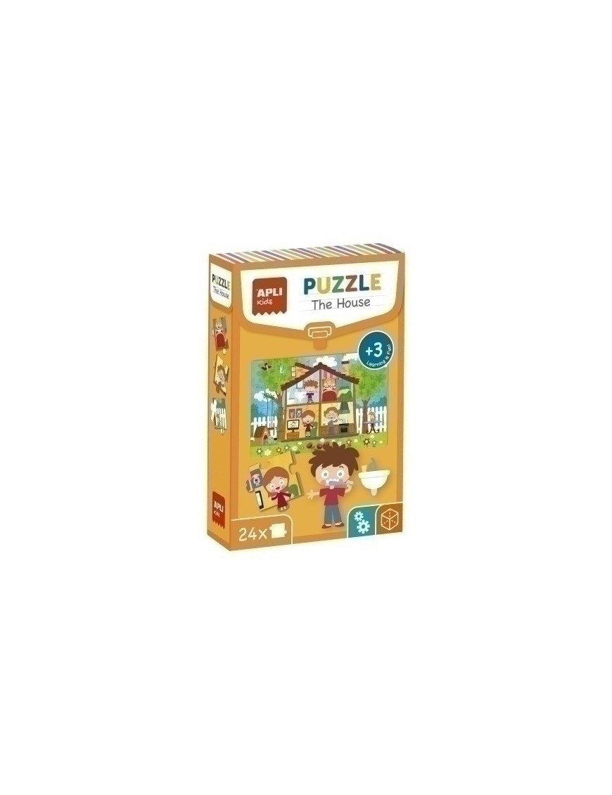 Puzzle Educativo Apli La Casa