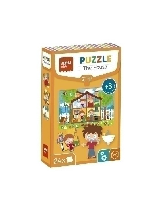 Puzzle Educativo Apli La Casa