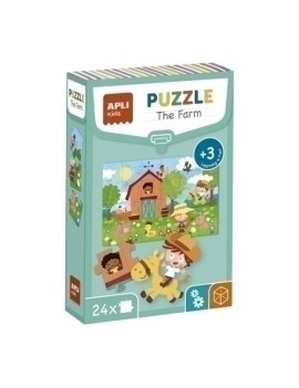 Puzzle Educativo Apli La Granja