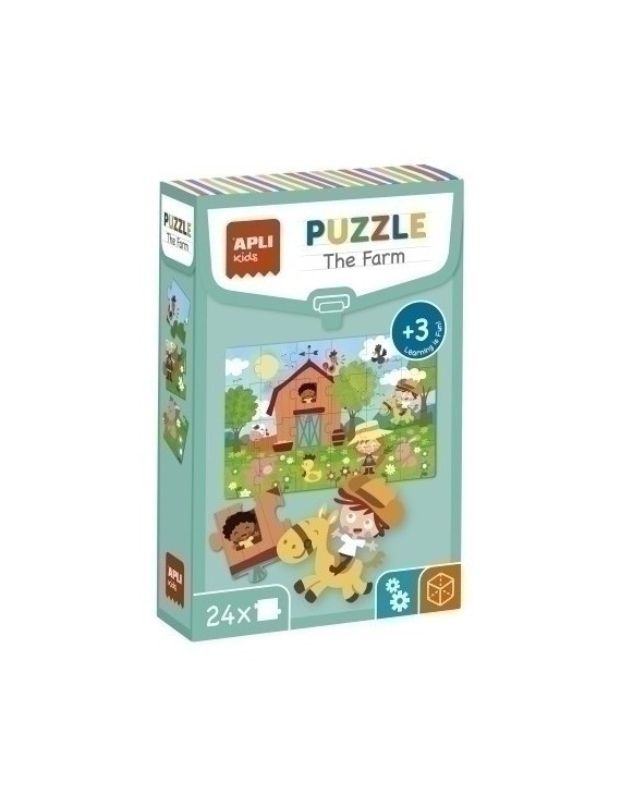 Puzzle Educativo Apli La Granja