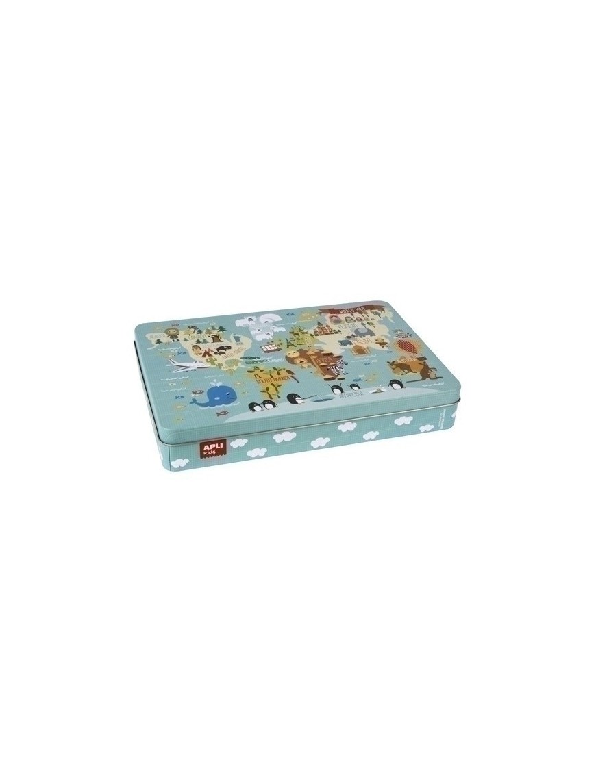 Puzzle Educativo Apli Kids Mapa Mundi