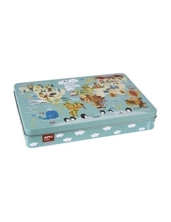 Puzzle Educativo Apli Kids Mapa Mundi