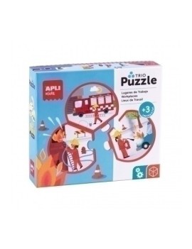 Puzzle Educativo Apli Profesiones