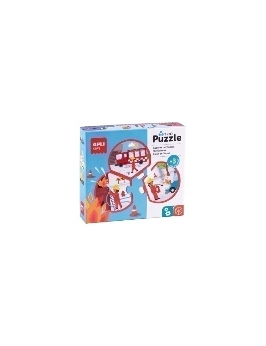 Puzzle Educativo Apli Profesiones