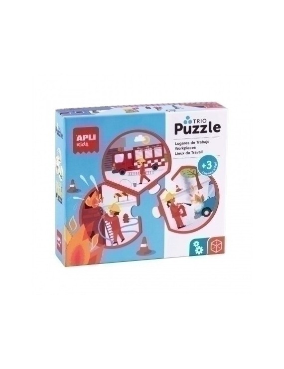 Puzzle Educativo Apli Profesiones