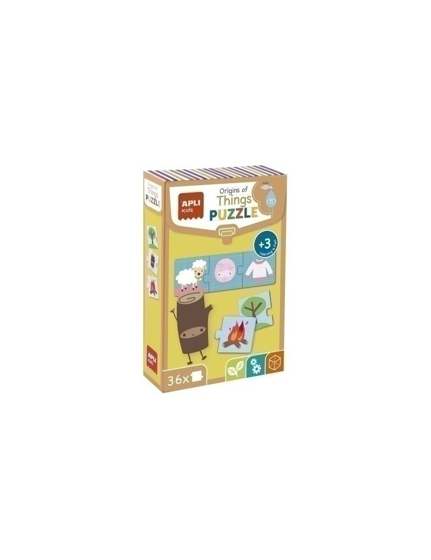 Puzzle Educativo Apli Kids Or. Cosas