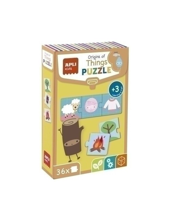 Puzzle Educativo Apli Kids Or. Cosas