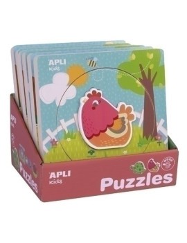 Puzzle Educativo Apli Capas Exp.6