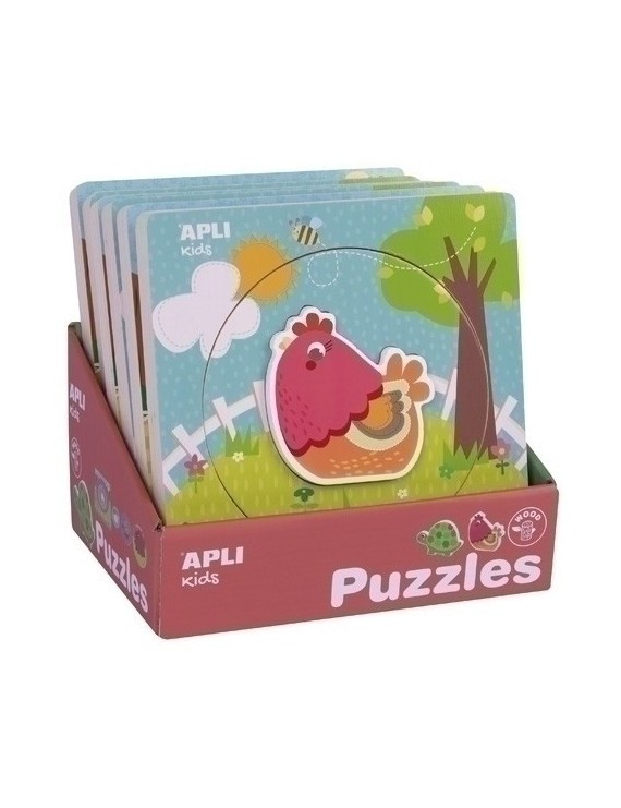 Puzzle Educativo Apli Capas Exp.6