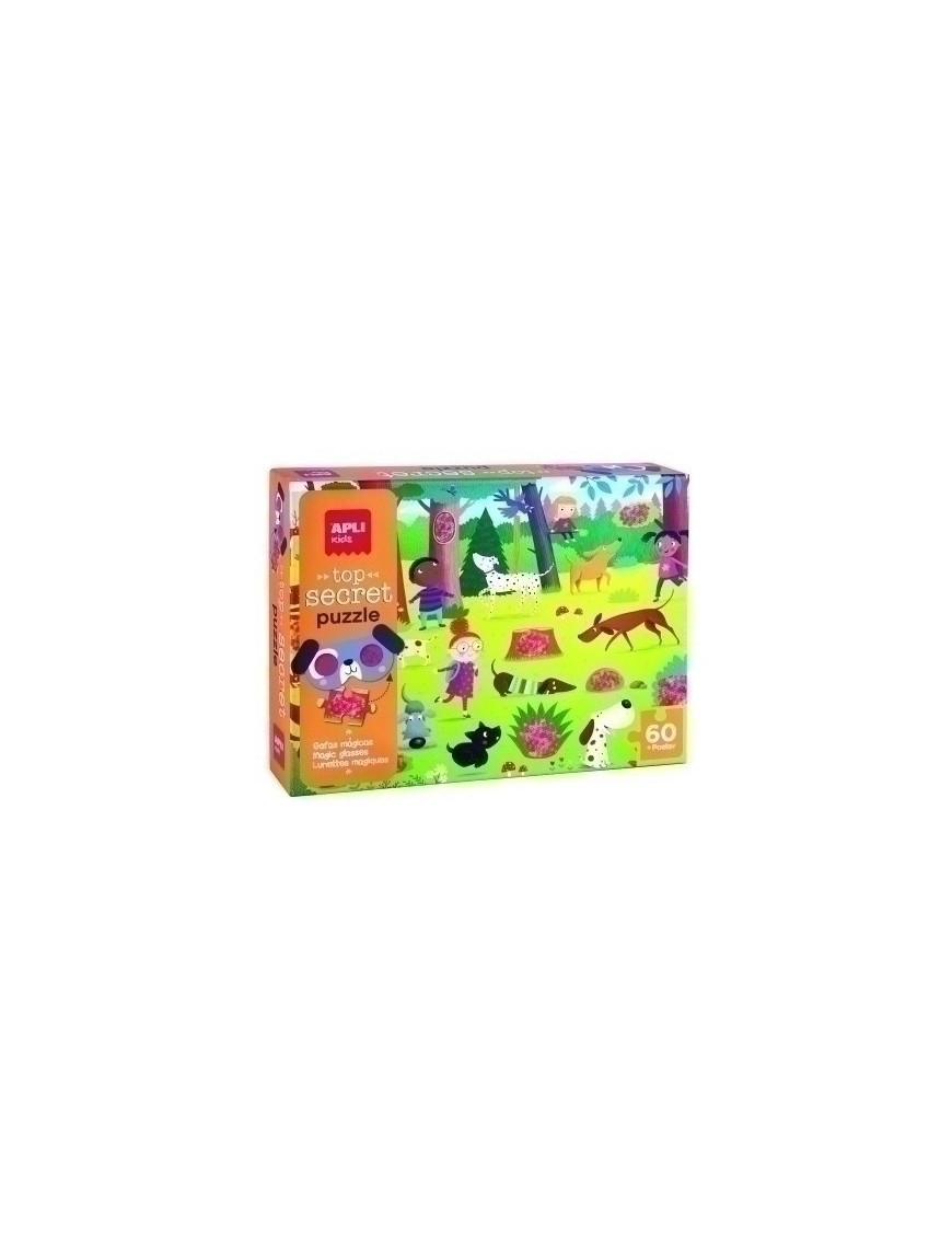 Puzzle Educativo Apli Secreto Perros