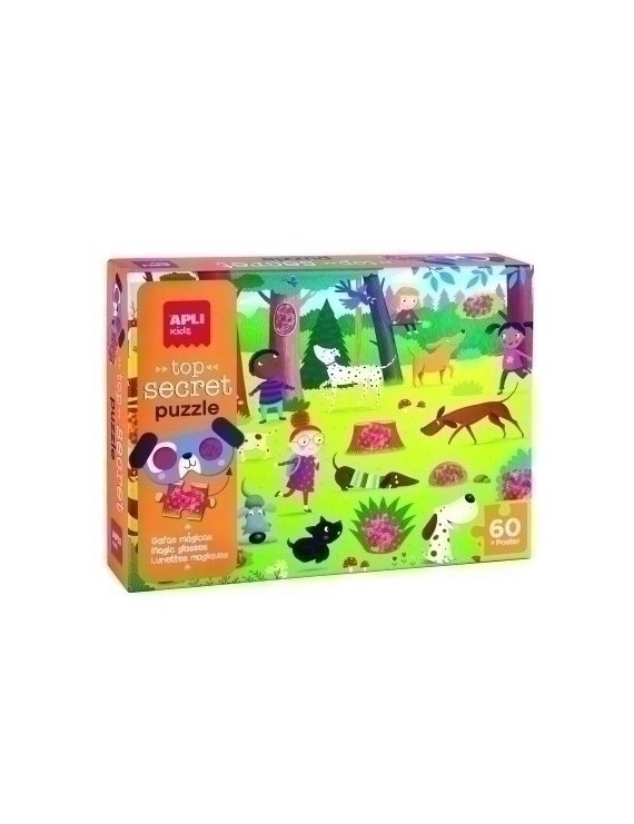 Puzzle Educativo Apli Secreto Perros