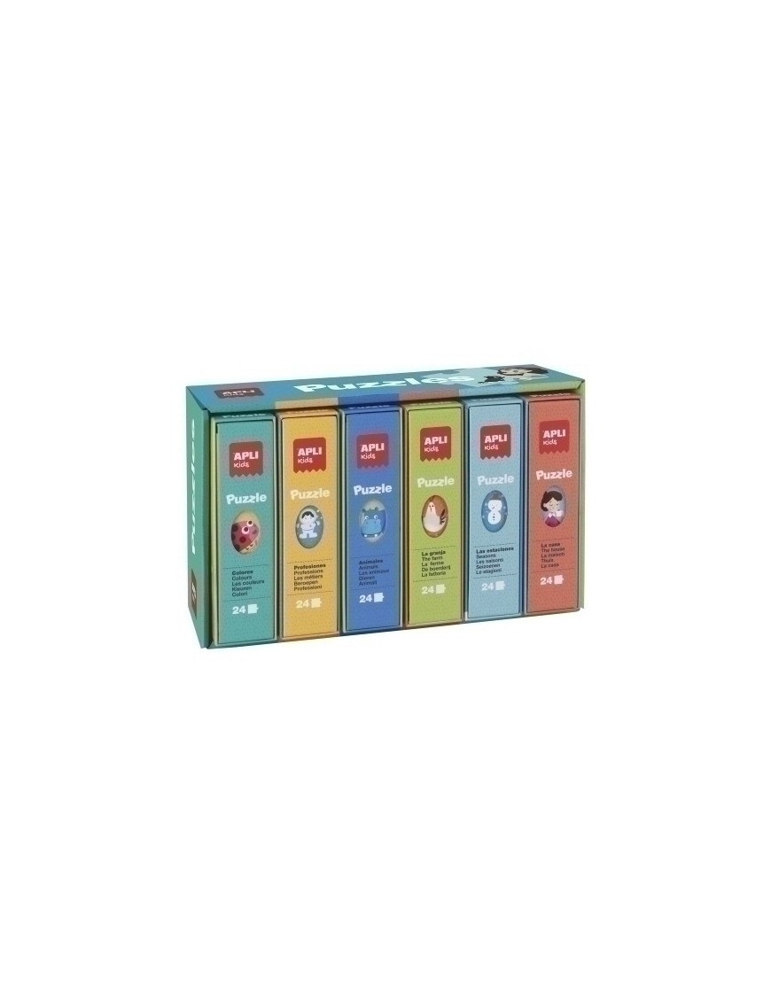 Puzzle Educativo Apli Kids Azul Exp. 6