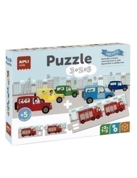 Puzzle Educativo Apli Kids Sumas Transpo