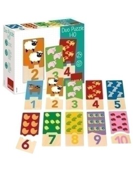 Puzzle Goula Duo Puzzle 1-10 20 Piezas