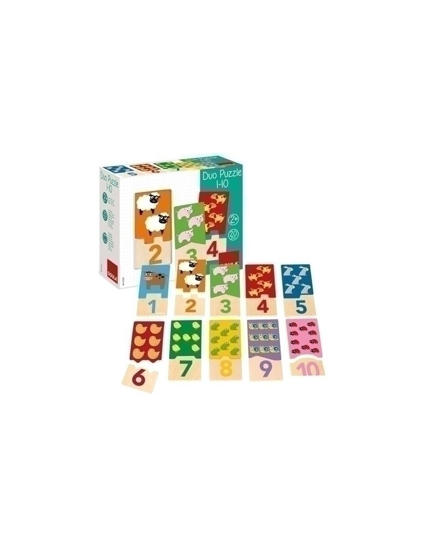 Puzzle Goula Duo Puzzle 1-10 20 Piezas