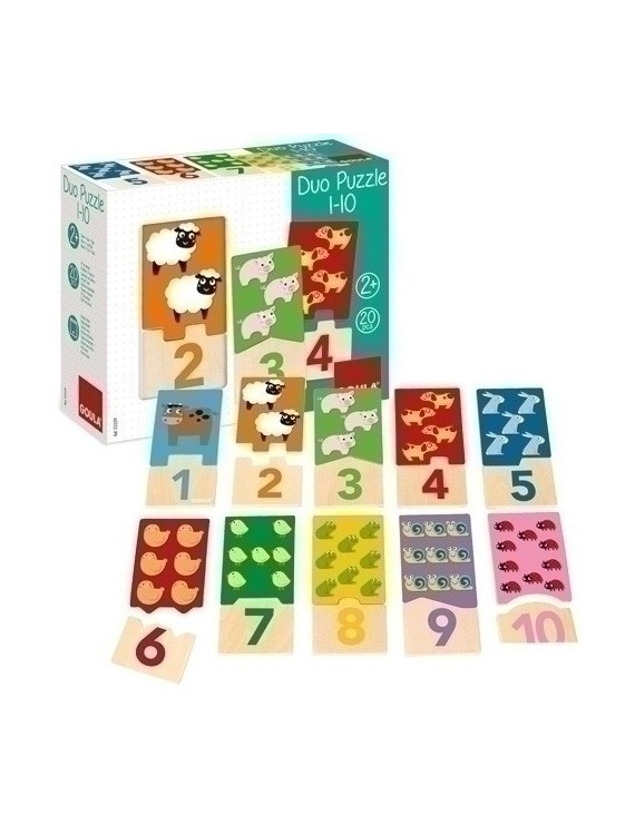 Puzzle Goula Duo Puzzle 1-10 20 Piezas